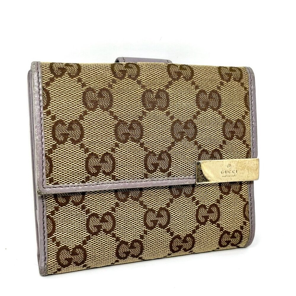 GUCCI: Canvas Compact Wallet